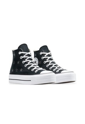 Tenis Converse Botas Chuck Taylor All Star Lift Mujer-Negro