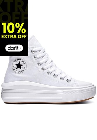 Tenis Converse Botas Chuck Taylor All Star Move Mujer-Blanco Converse