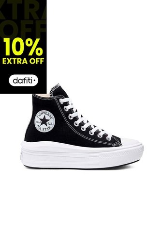 Tenis Converse Botas Chuck Taylor All Star Move Mujer-Negro Converse