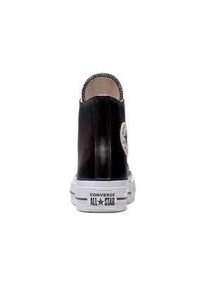 Tenis Converse Botas Cuero Ctas Lift Para Mujer-Negro