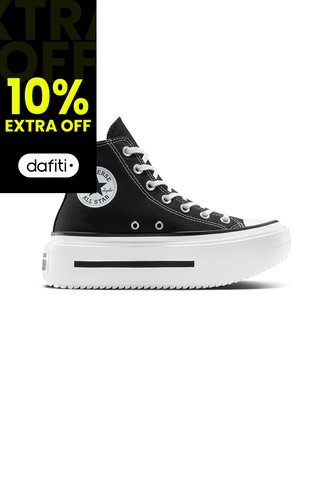 Tenis Converse Botas Ctas Lift Double Stack Mujer-Negro Converse