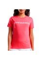 Camiseta Converse Wordmark Ss Mujer-Rosa de Converse