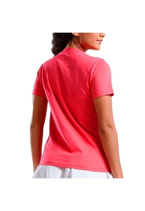 Camiseta Converse Wordmark Ss Mujer-Rosa