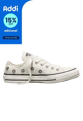 Tenis Converse Chuck Taylor All Star Mujer-Beige/Blanco Converse