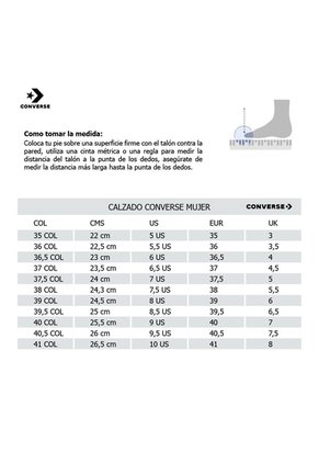 Tenis Converse Chuck Taylor All Star Mujer-Blanco