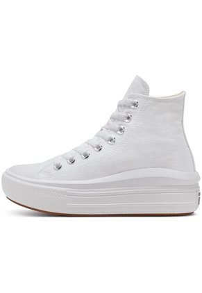 Tenis Converse Botas Chuck Taylor All Star Move Mujer-Blanco