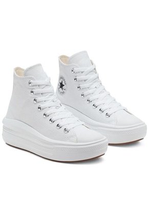 Tenis Converse Botas Chuck Taylor All Star Move Mujer-Blanco