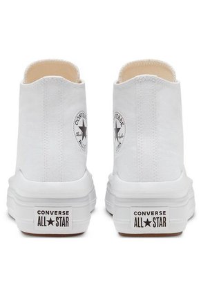 Tenis Converse Botas Chuck Taylor All Star Move Mujer-Blanco