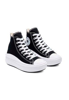 Tenis Converse Botas Chuck Taylor All Star Move Mujer-Negro