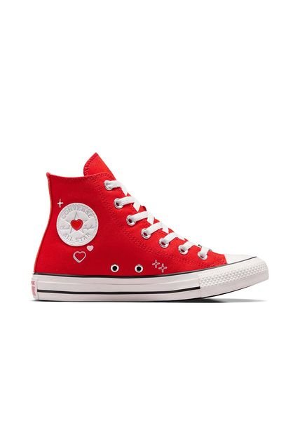 Tenis Converse Botas Chuck Taylor All Star Mujer-Rojo