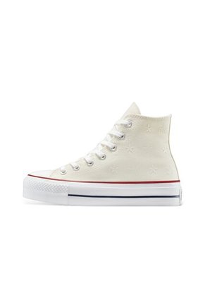 Tenis Converse Botas Chuck Taylor All Star Lift Mujer-Beige