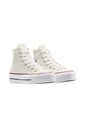 Tenis Converse Botas Chuck Taylor All Star Lift Mujer-Beige de Converse