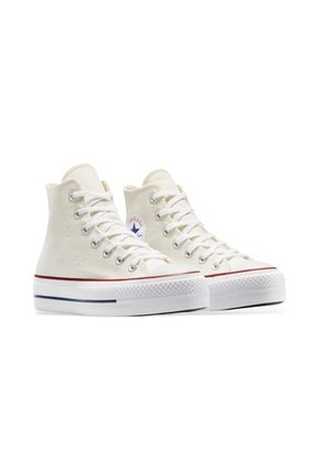 Tenis Converse Botas Chuck Taylor All Star Lift Mujer-Beige