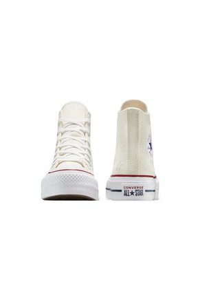 Tenis Converse Botas Chuck Taylor All Star Lift Mujer-Beige