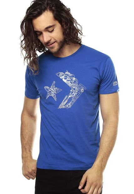 Camiseta Azul Rey CONVERSE - Compra Ahora | Dafiti Colombia