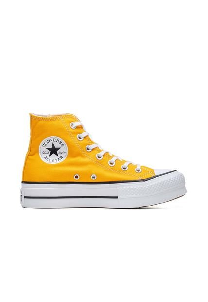 Tenis Converse Botas Chuck Taylor Star Lift Mujer-Amarillo