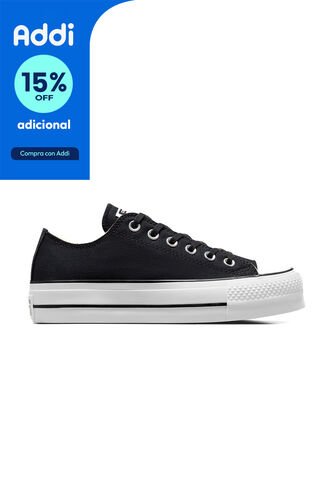 Tenis Converse Chuck Taylor All Star Platform Mujer-Negro Converse