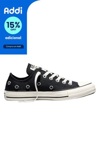 Tenis Converse Chuck Taylor All Star Mujer-Negro/Blanco Converse