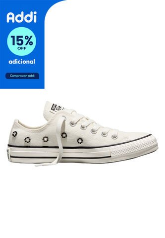 Tenis Converse Chuck Taylor All Star Mujer-Beige/Blanco Converse