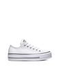 Tenis Converse Chuck Taylor AllStar LiftClean Cuero Mujer-Blanco de Converse