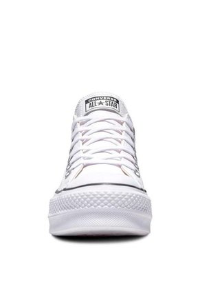 Tenis Converse Chuck Taylor AllStar LiftClean Cuero Mujer-Blanco