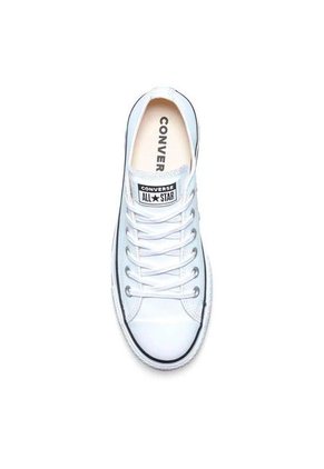 Tenis Converse Chuck Taylor AllStar LiftClean Cuero Mujer-Blanco