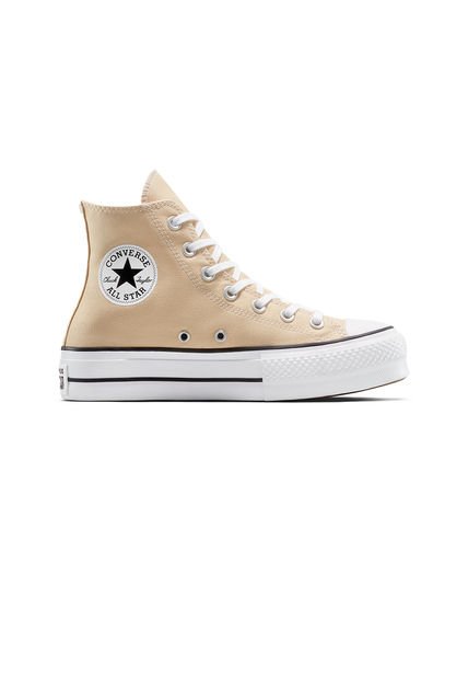 Tenis Converse Botas Chuck Taylor AllStar Mujer-Beige/Blanco