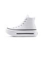 Tenis Converse Botas Ctas Lift Double Stack Mujer-Blanco de Converse