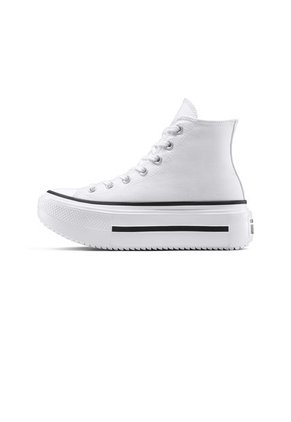 Tenis Converse Botas Ctas Lift Double Stack Mujer-Blanco