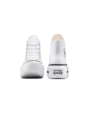 Tenis Converse Botas Ctas Lift Double Stack Mujer-Blanco