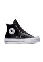 Tenis Converse Botas Cuero Ctas Lift Para Mujer-Negro de Converse