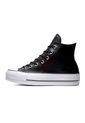 Tenis Converse Botas Cuero Ctas Lift Para Mujer-Negro de Converse