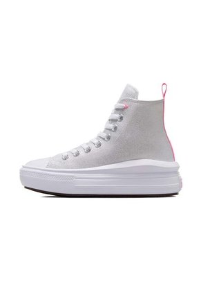 Tenis Converse Botas Chuck Taylor All Star Move-Plateado