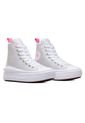 Tenis Converse Botas Chuck Taylor All Star Move-Plateado de Converse