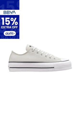 Tenis Converse Chuck Taylor All Star Lift Mujer-Gris/Negro Converse