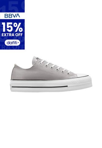 Tenis Converse Chuck Taylor All Star Lift Mujer-Gris Converse