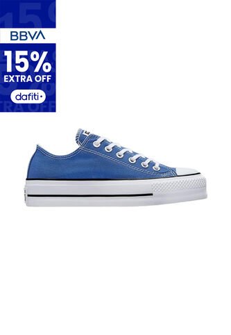 Tenis Converse Chuck Taylor All Star Lift Mujer-Azul/Blanco Converse