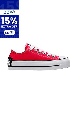 Tenis Converse Chuck Taylor All Star Lift Mujer-Rojo Converse