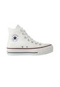 Tenis Converse Botas Ctas Lift Mujer-Blanco de Converse