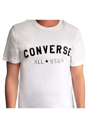 Camiseta Converse Logo All Star-Blanco
