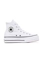 Tenis Converse Botas Chuck Taylor All Star Lift Mujer-Blanco de Converse