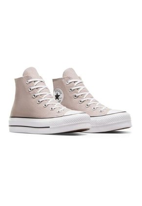 Tenis Converse Botas Taylor All Star Lift Mujer-Beige