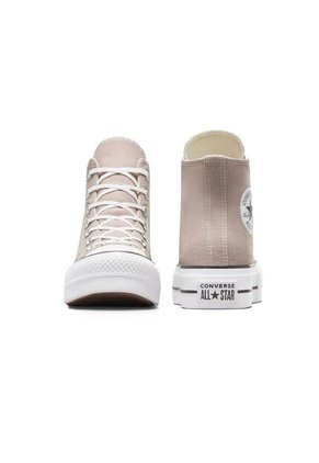 Tenis Converse Botas Taylor All Star Lift Mujer-Beige
