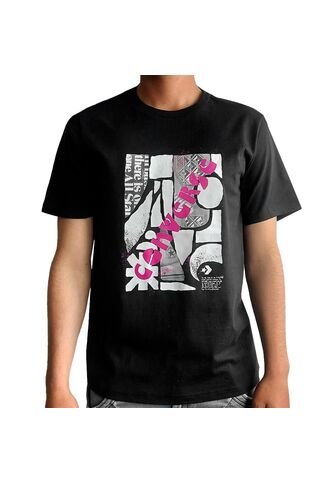 Camiseta Converse Vintage Ad Unisex-Negro Converse