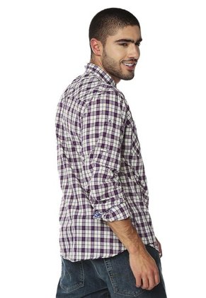 Camisa Morado-Beige Converse