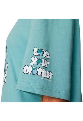 Camiseta Converse Front Para Mujer-Verde