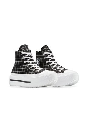 Tenis Converse Botas Ctas Lift Double Stack Mujer-Negro