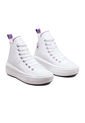 Tenis Converse Botas Chuck Taylor Move Mujer-Blanco de Converse