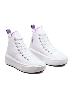 Tenis Converse Botas Chuck Taylor Move Mujer-Blanco