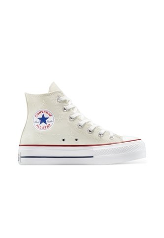 Tenis Converse Botas Chuck Taylor All Star Lift Mujer-Beige Converse